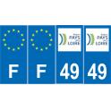 64 Pau-aufkleber plakette ez stadt