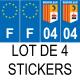 64 Pau-aufkleber plakette ez stadt
