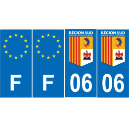 64 Pau sticker plate registration city