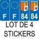 64 Pau sticker plate registration city