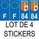64 Pau sticker plate registration city