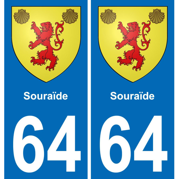 64 Souraïde-aufkleber plakette ez stadt
