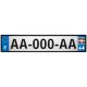 64 Euskal Herria Pays Basque typographie basque plaque immatriculation autocollant sticker logo179