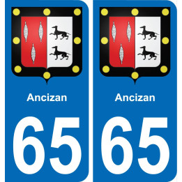 65 Ancizan-aufkleber plakette ez stadt
