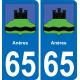 65 Anères-aufkleber plakette ez stadt
