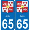 65 Antin adesivo piastra di registrazione city