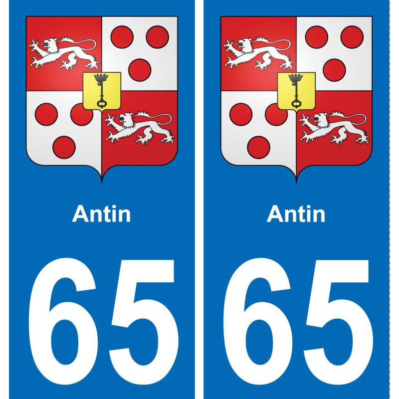 65 Antin adesivo piastra di registrazione city
