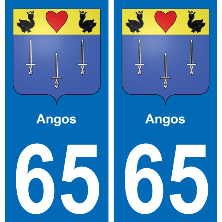 65 Angos-aufkleber plakette ez stadt