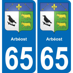 65 Arbéost-aufkleber plakette ez stadt