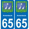 65 Armenteule-aufkleber plakette ez stadt