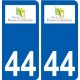44 Basse-Goulaine logo autocollant plaque stickers ville
