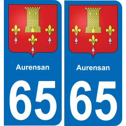 65 Aurensan-aufkleber plakette ez stadt