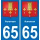65 Aurensan adesivo piastra di registrazione city
