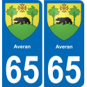 65 Averan placa etiqueta de registro de la ciudad