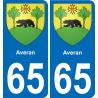 65 Averan-aufkleber plakette ez stadt