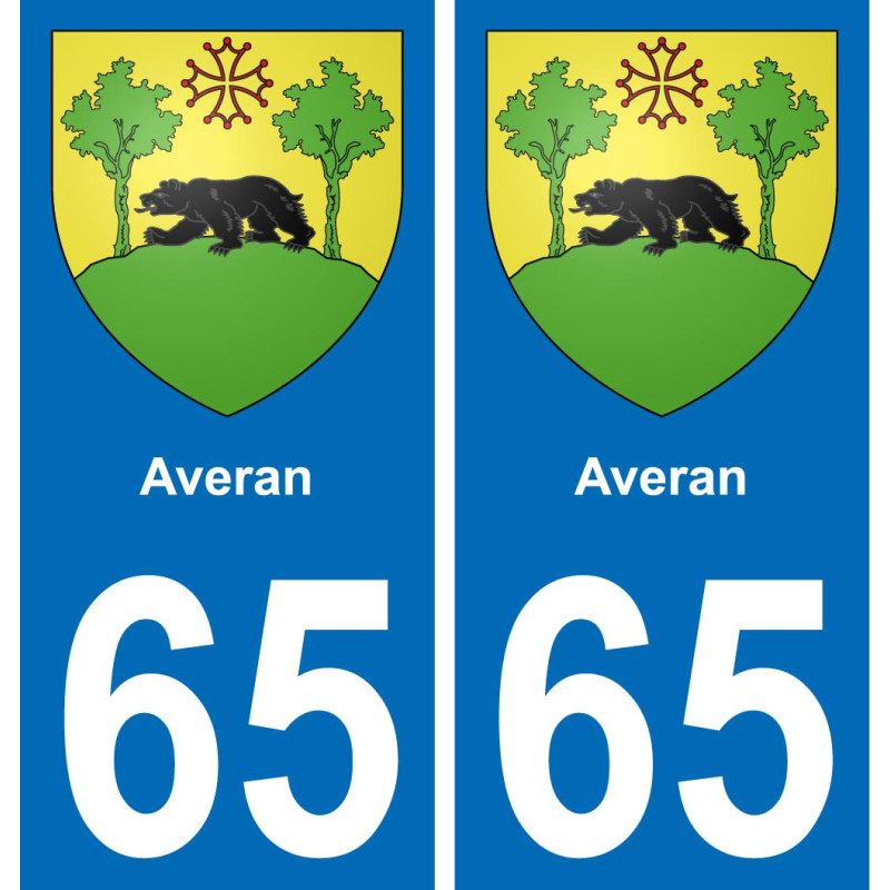 65 Averan placa etiqueta de registro de la ciudad