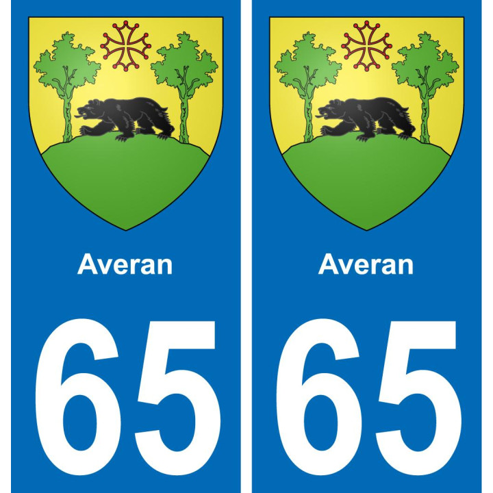 65 Averan-aufkleber plakette ez stadt