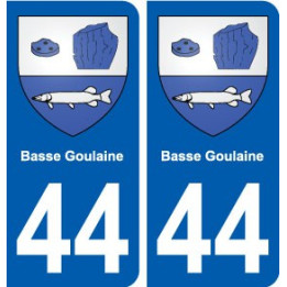 44 Basse-Goulaine autocollant plaque stickers ville