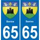 65 Banios-aufkleber plakette ez stadt