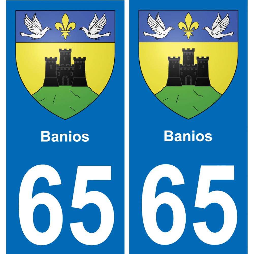 65 Banios-aufkleber plakette ez stadt