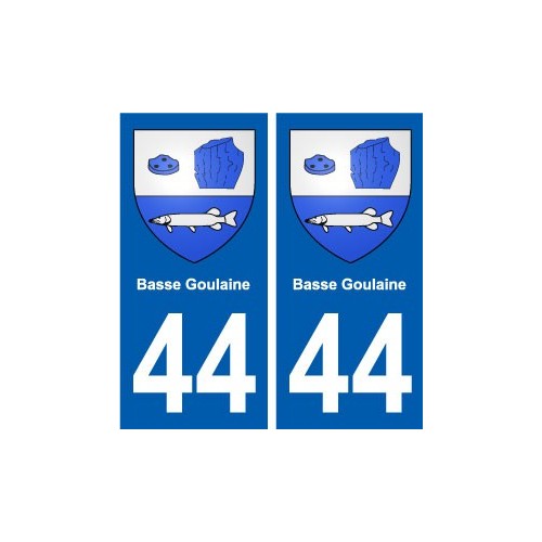 44 Basse-Goulaine autocollant plaque stickers ville