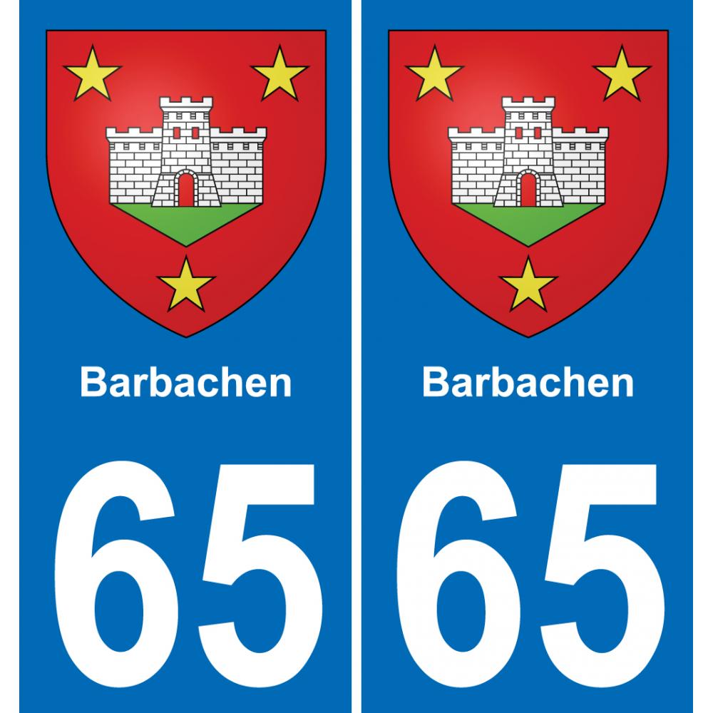 65 Barbachen adesivo piastra di registrazione city