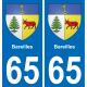 65 Bareilles-aufkleber plakette ez stadt