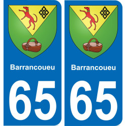 65 Barrancoueu-aufkleber plakette ez stadt