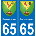 65 Barrancoueu-aufkleber plakette ez stadt