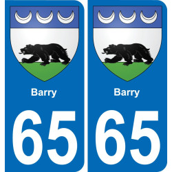 65 Barry-aufkleber plakette ez stadt
