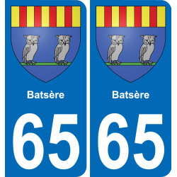 65 Batsère-aufkleber plakette ez stadt
