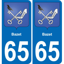 65 Bazet-aufkleber plakette ez stadt