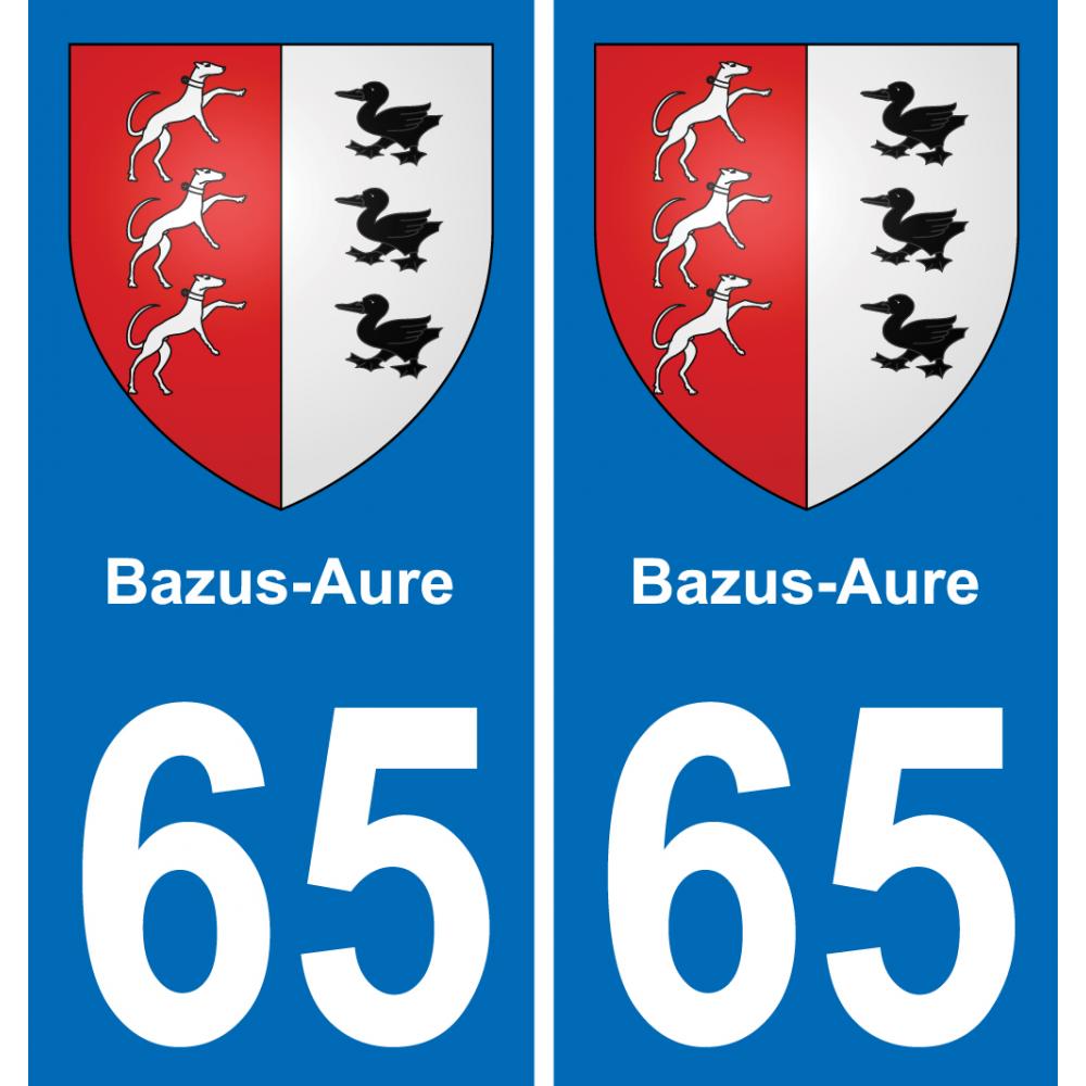 65 Bazus-Aure adesivo piastra di registrazione city