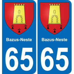 65 Bazus-Neste-aufkleber plakette ez stadt