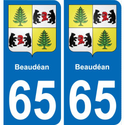 65 Beaudéan-aufkleber plakette ez stadt