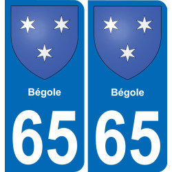 65 Bégole-aufkleber plakette ez stadt