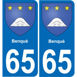 65 Benqué-aufkleber plakette ez stadt