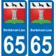 65 Berbérust-Lias adesivo piastra di registrazione city