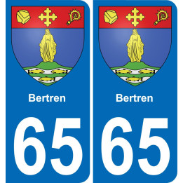 65 Bertren-aufkleber plakette ez stadt