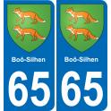 65 Boô-Silhen-aufkleber plakette ez stadt