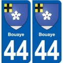 44 Bouaye autocollant plaque stickers ville