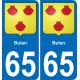 65 Bulan-aufkleber plakette ez stadt