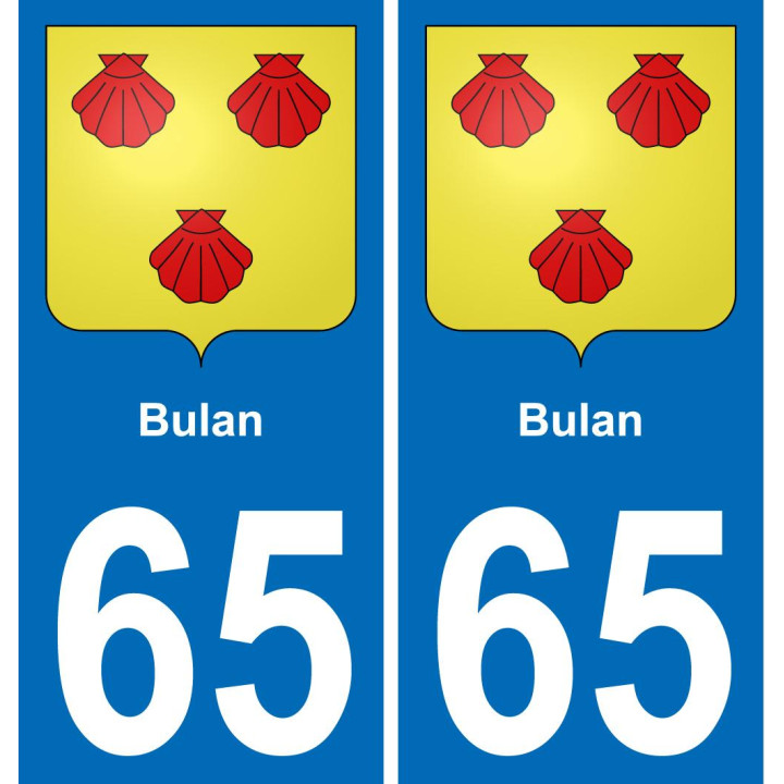 65 Bulan-aufkleber plakette ez stadt