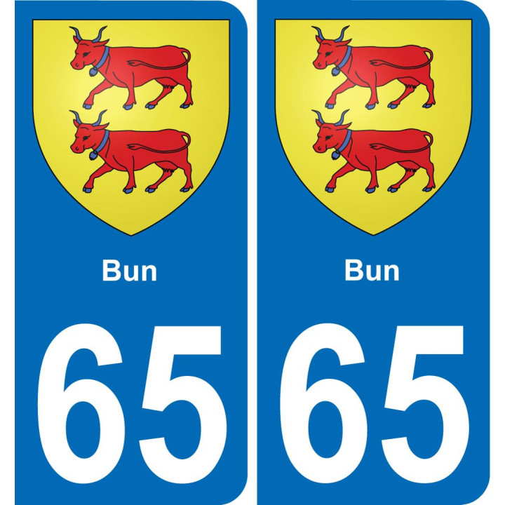65 Bun-aufkleber plakette ez stadt