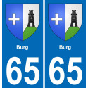 65 Burg-aufkleber plakette ez stadt