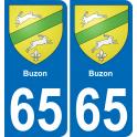 65 Buzon-aufkleber plakette ez stadt