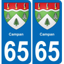 65 Campan-aufkleber plakette ez stadt