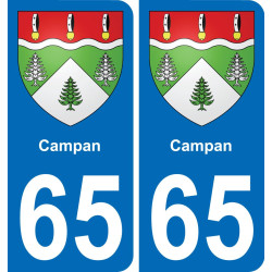 65 Campan placa etiqueta de registro de la ciudad