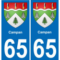 65 Campan-aufkleber plakette ez stadt