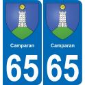 65 Camparan adesivo piastra di registrazione city